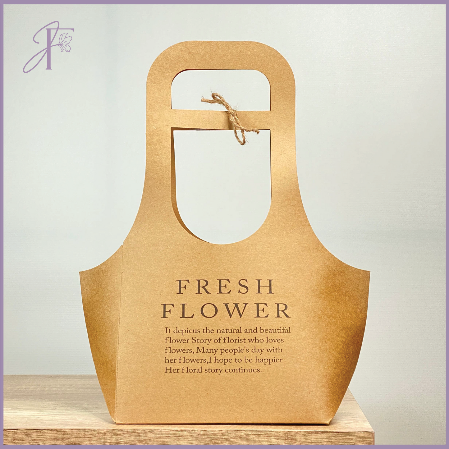 Eco-Chic Paper Bouquet Holder – gift accessories, delivered in Bahrain