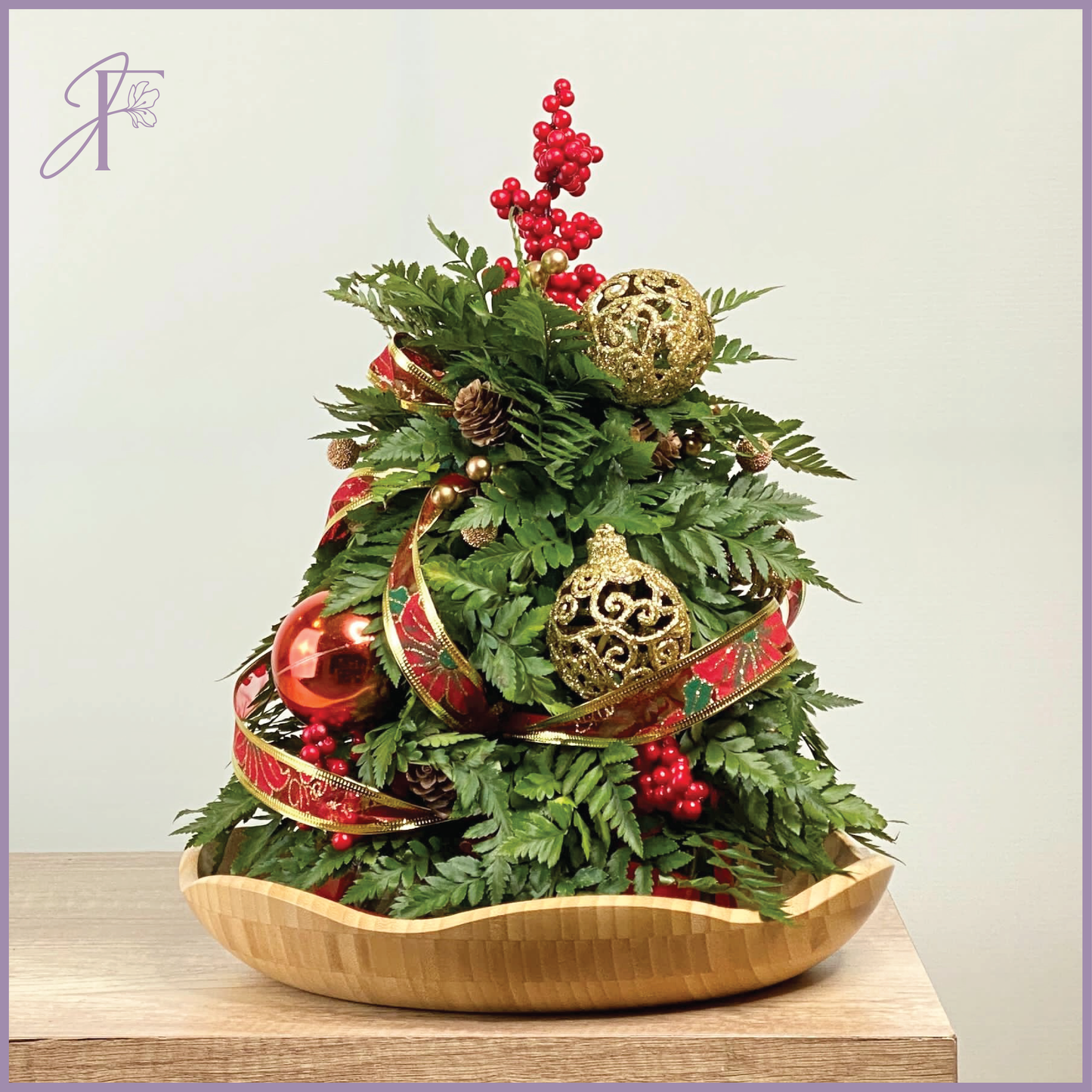 Festive Mini Christmas Tree – gift accessories, delivered in Bahrain