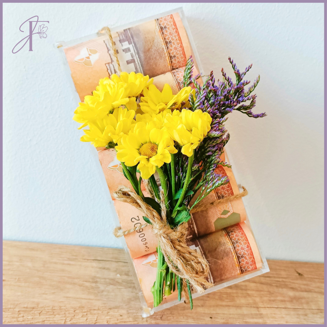 Money Blossom Acrylic Box – gift accessories, delivered in Bahrain