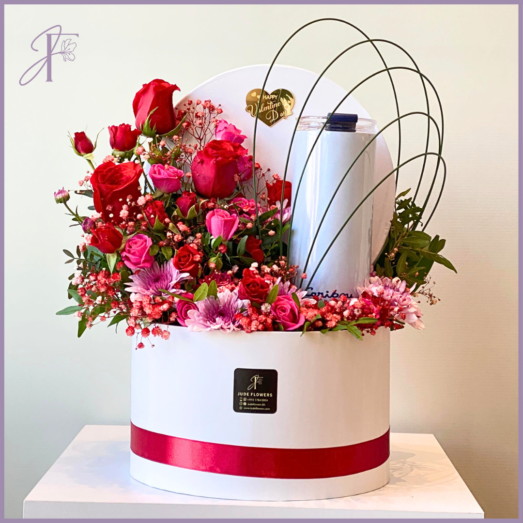 Caribou Rose & Tumbler Elegance – flowers, delivered in Bahrain