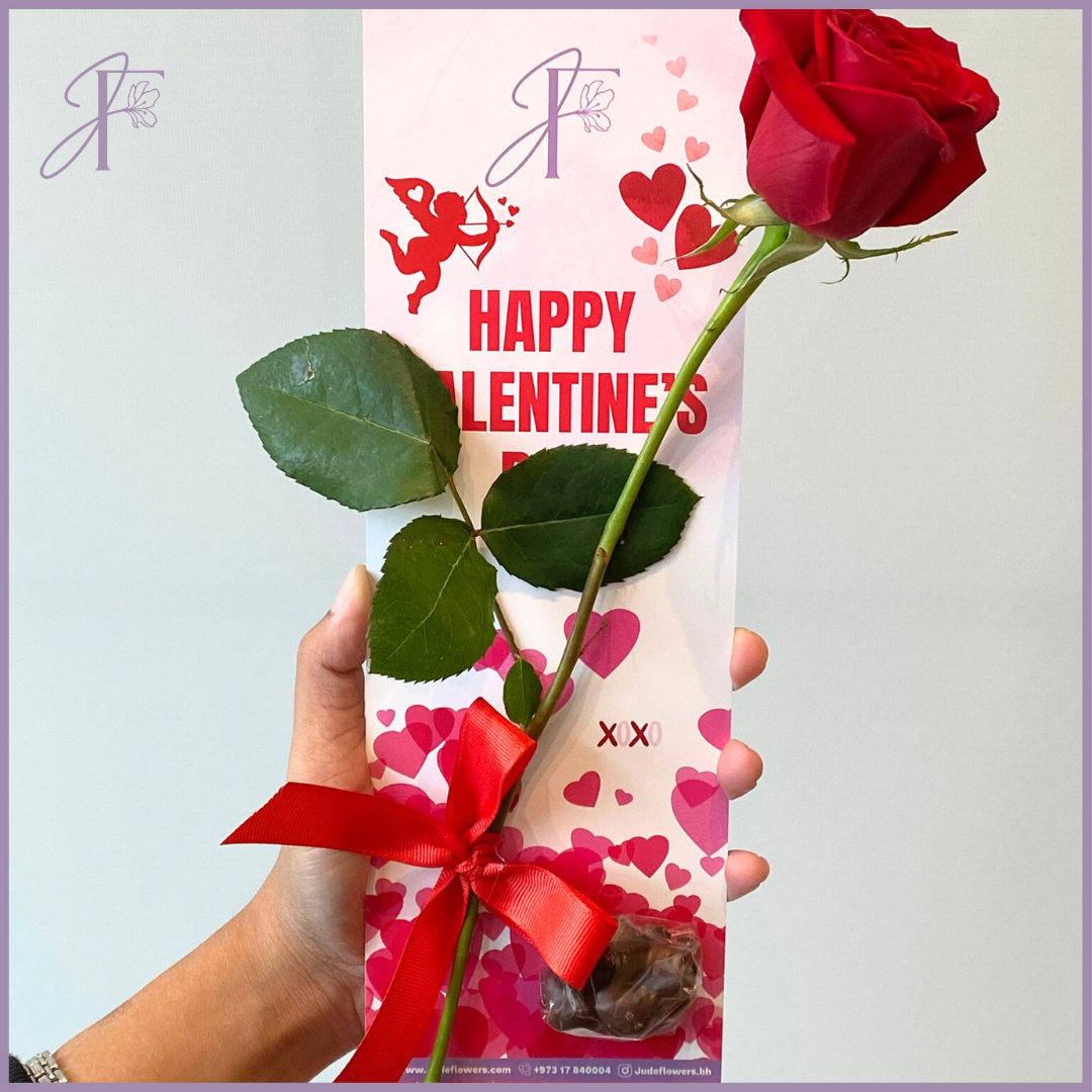 Cupid’s Valentine Set – flowers, delivered in Bahrain