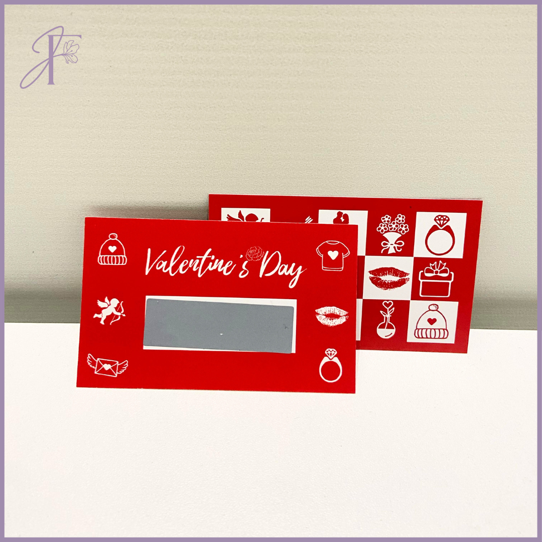 Secret Admirer Valentine’s Day Scratch Card – gift accessories, delivered in Bahrain