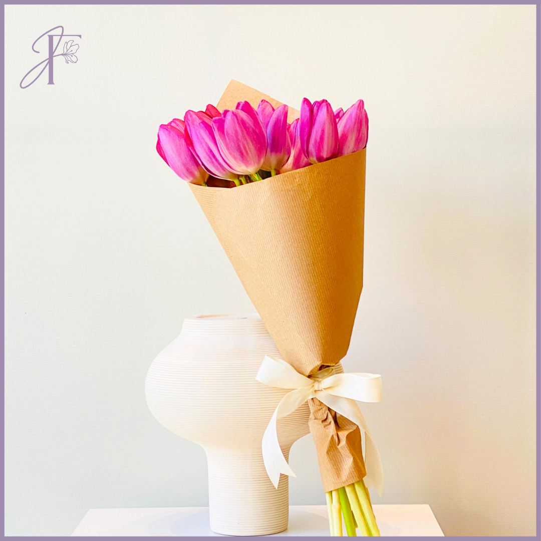 Blushing Tulips – flowers, delivered in Bahrain
