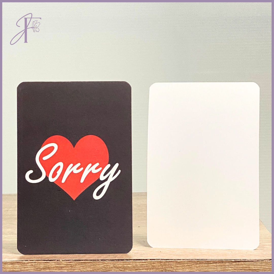 Greeting Card: Heartfelt Apology – Sorry – gift accessories, delivered in Bahrain