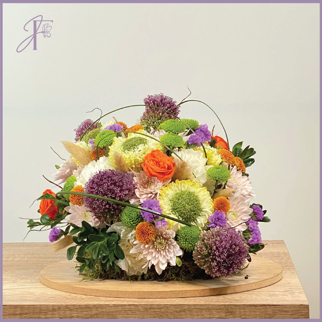 Garden Harmony – Floral Centerpiece Arrangement – flowers, delivered in Bahrain