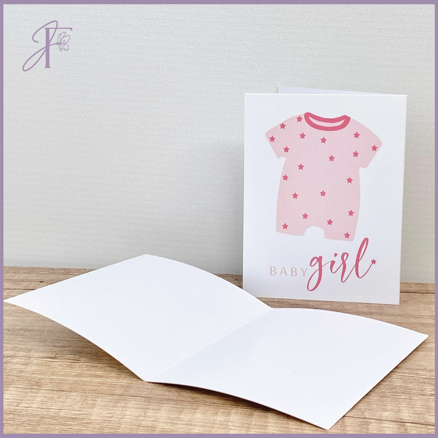 Greeting Card: New Born (Girl) – gift accessories, delivered in Bahrain