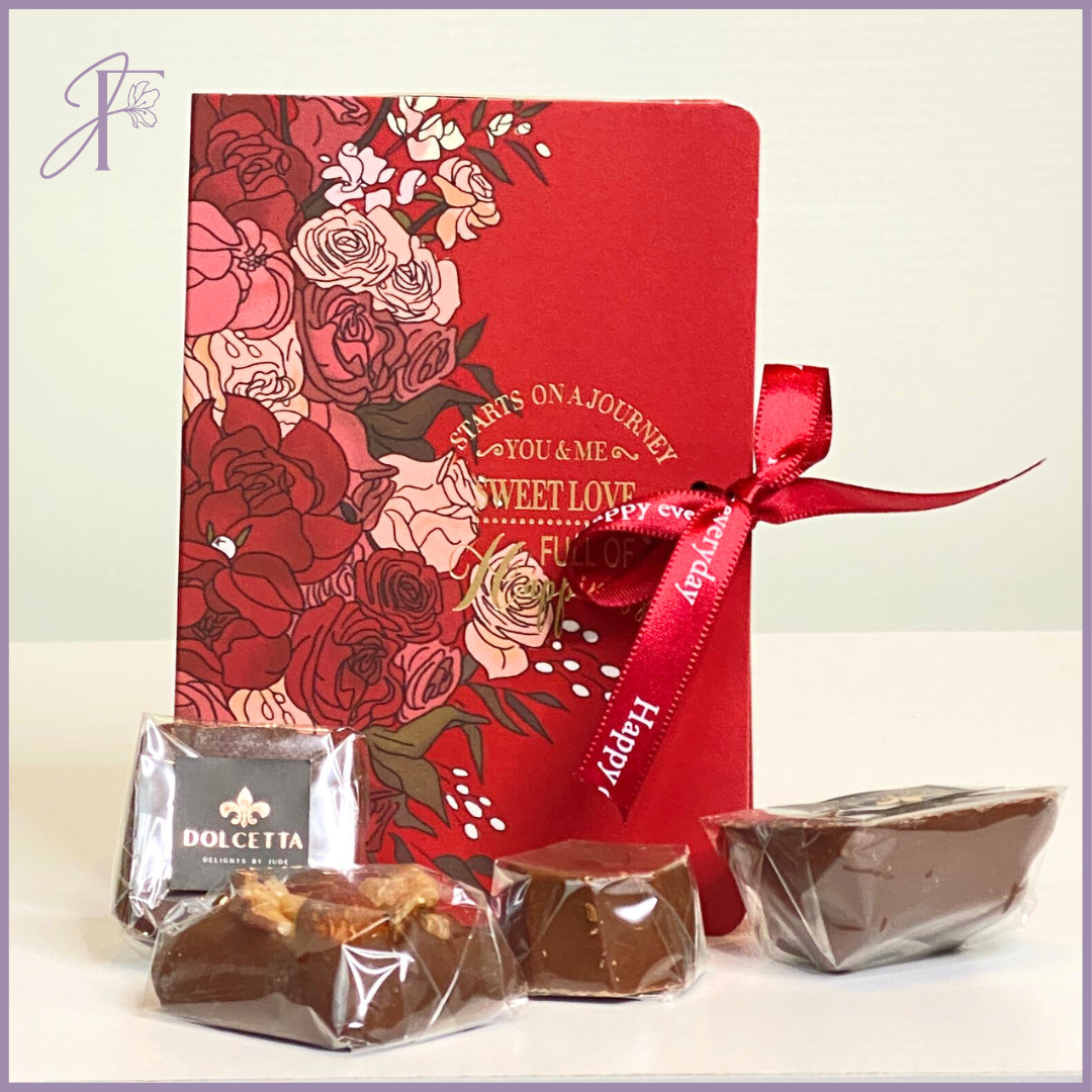 Dolcetta Red Gift Box – Small - Dolcetta Belgium Chocolate Assortment – chocolate, delivered in Bahrain