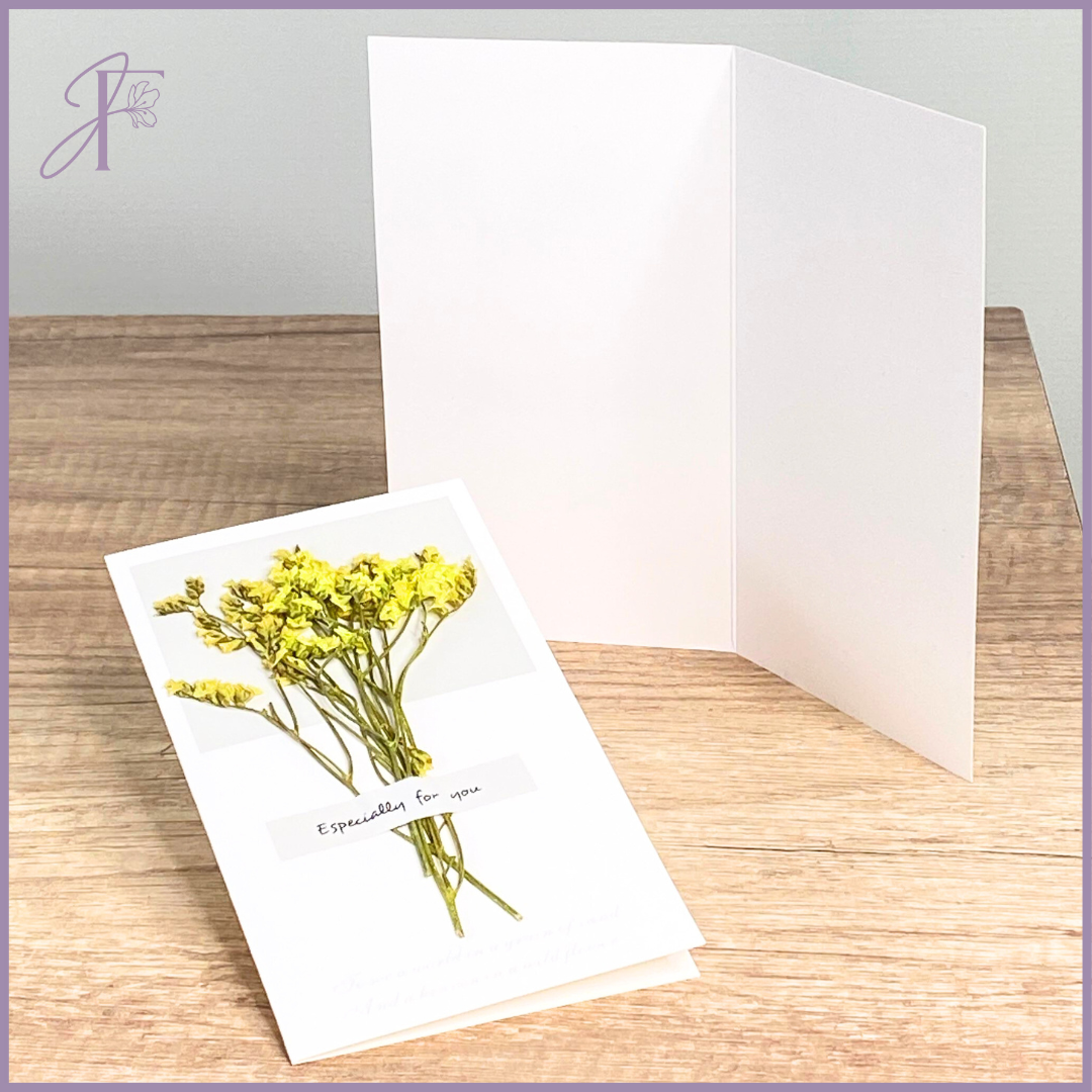 Greeting Card: Especially for You – Dried Flowers – gift accessories, delivered in Bahrain