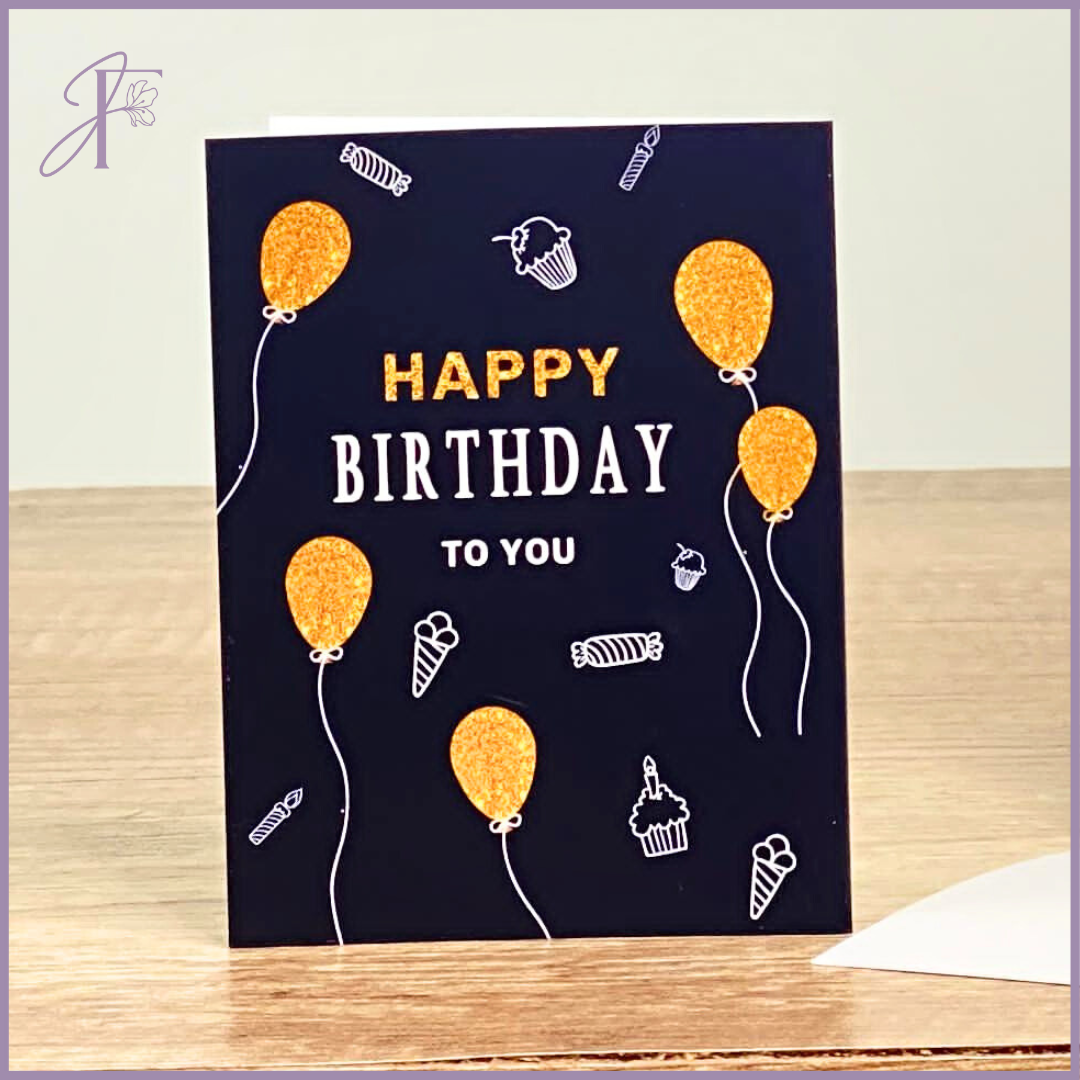 Greeting Card: Happy Birthday – Classic Celebration Card – gift accessories, delivered in Bahrain