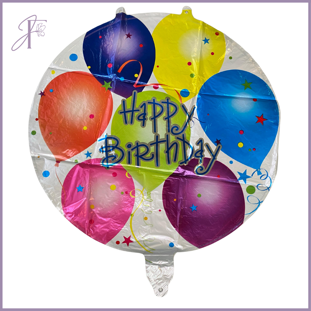 Happy Birthday Foil Balloon #003 – Colorful Celebration – gift accessories, delivered in Bahrain