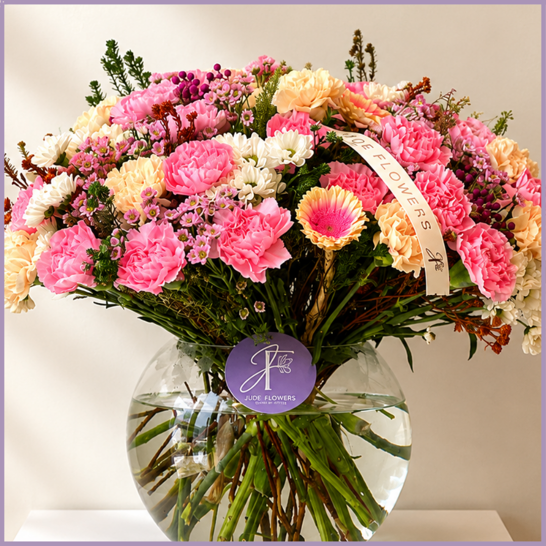 Blush & Ivory Garden Vase