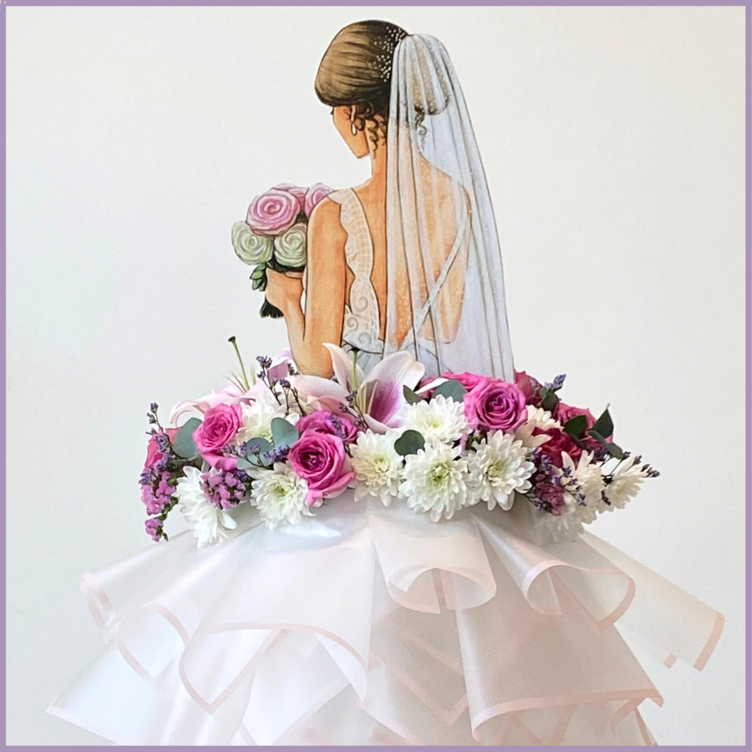 Blushing Bride Couture Floral Sculpture
