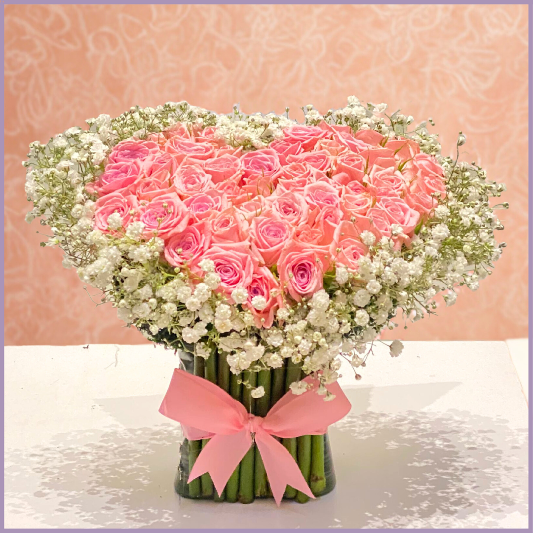 Blush of the Heart - Pink Spray Rose Bouquet by Jude Flowers