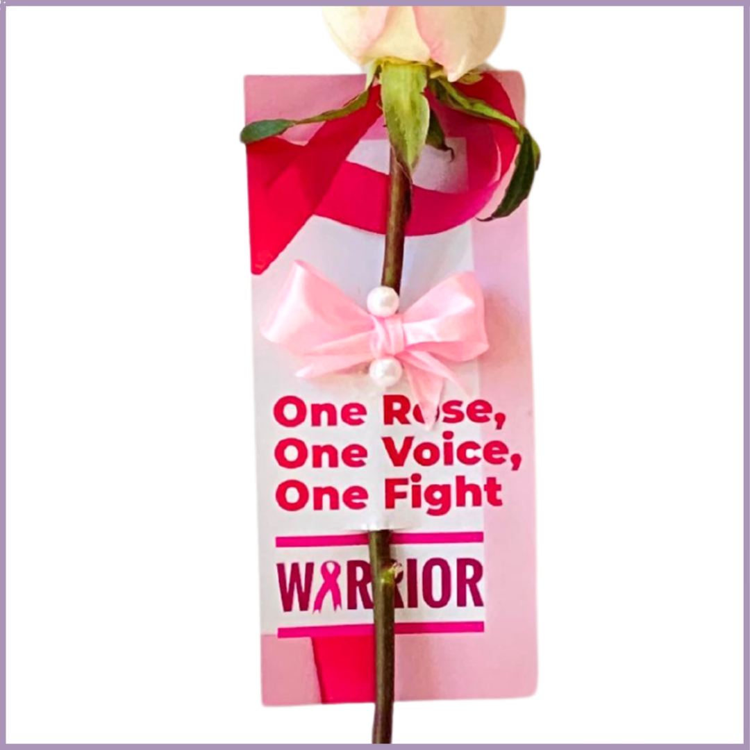 Breast Cancer Awareness Pink Rose Giveaway - 1 Piece