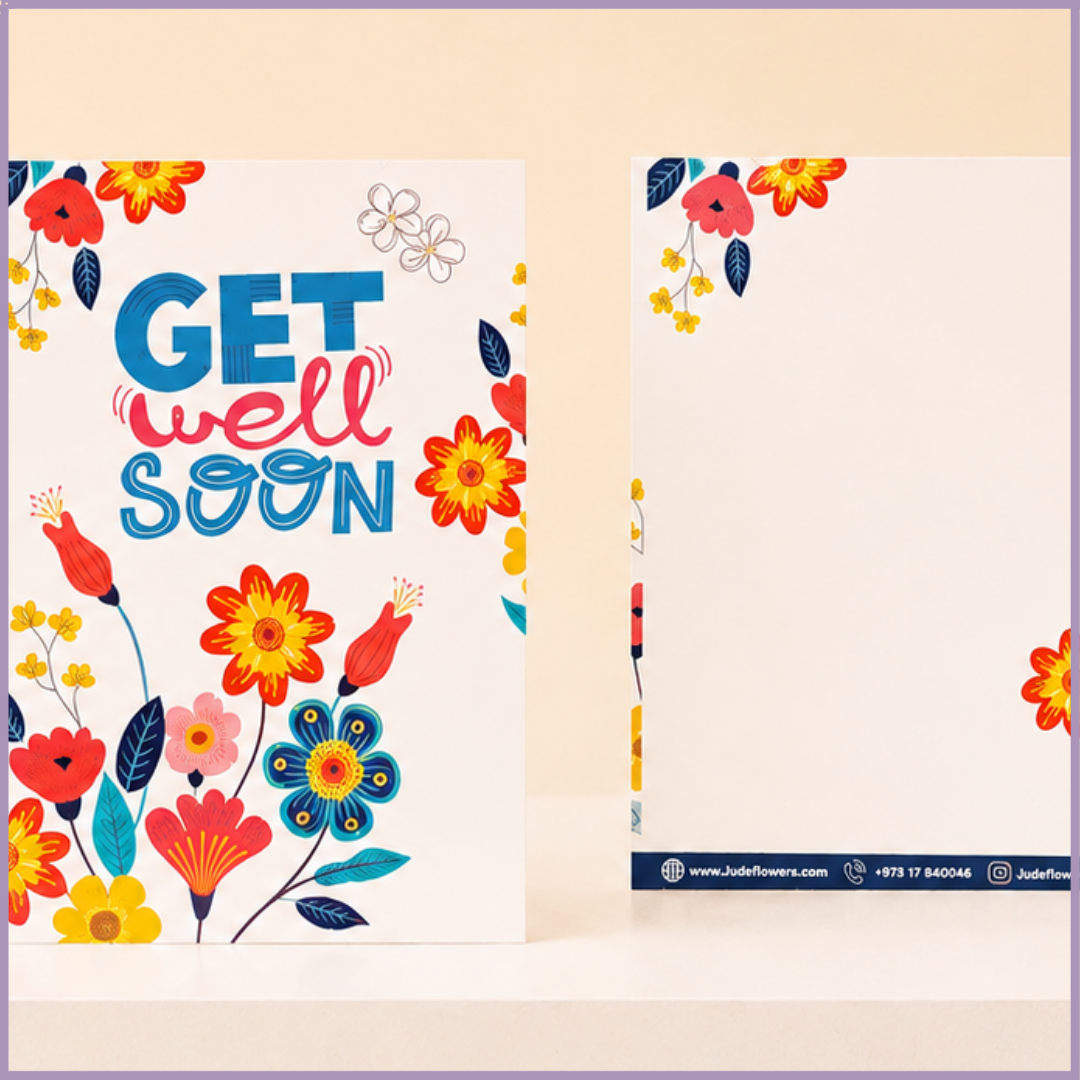 Bright Get Well Soon Card