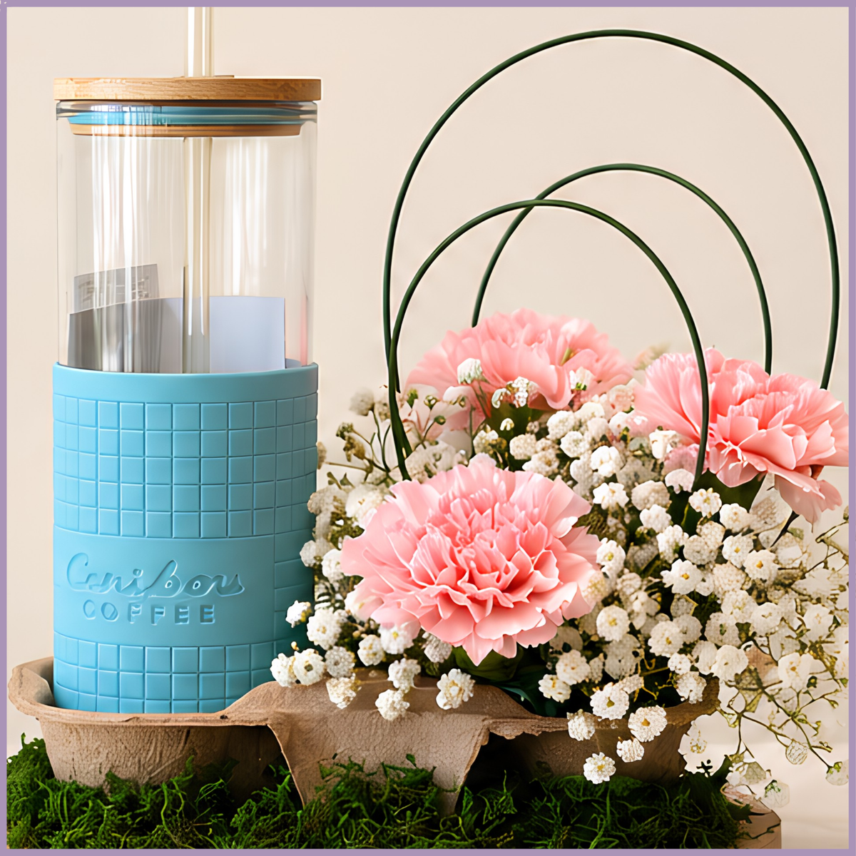 Caribou Floral Gift - سلة كاريبو المزهرة