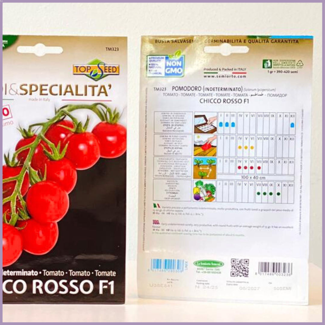 Chicco Rosso F1 Hybrid Cherry Tomato Seeds - Ideal for Bahrain Gardening