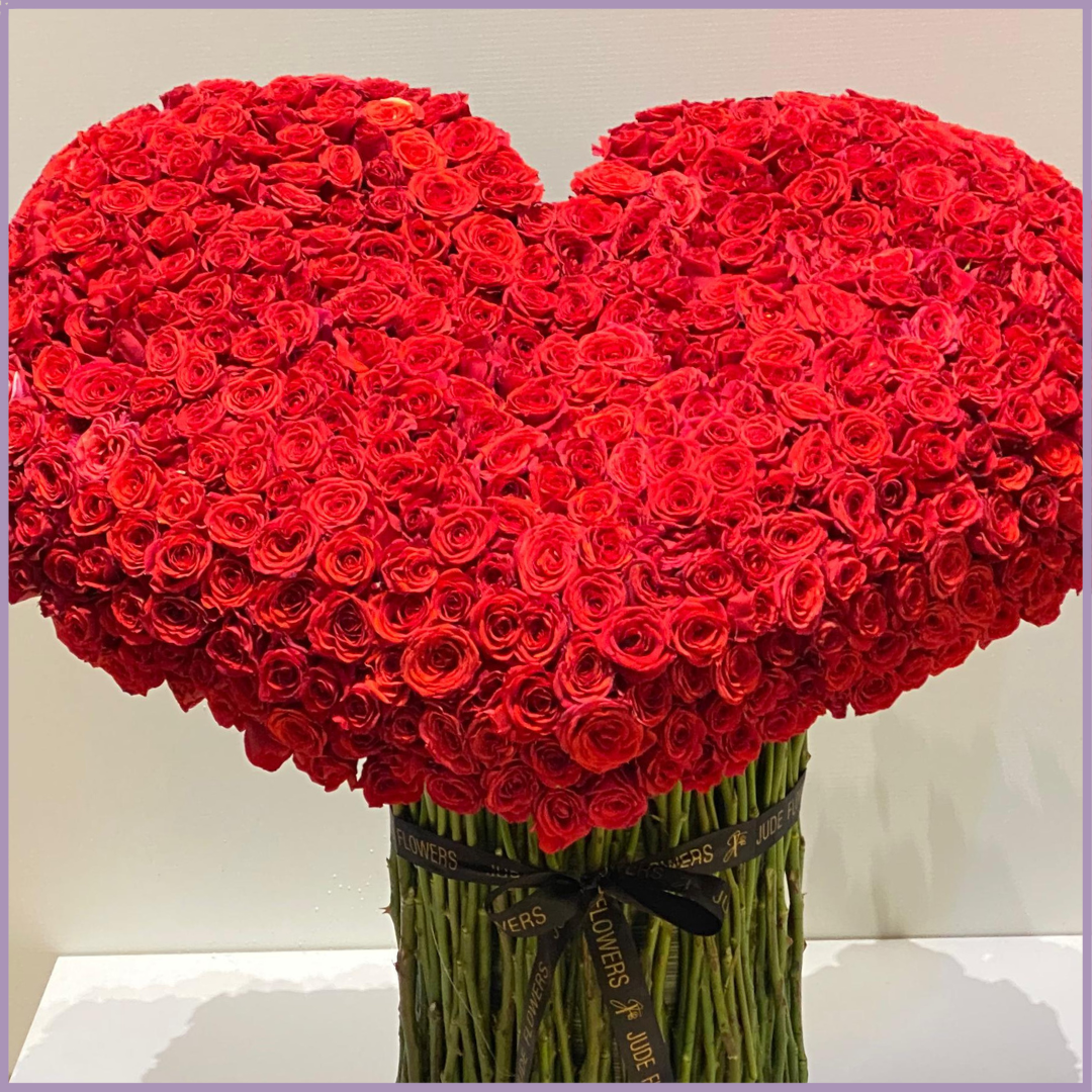 Forever Yours – Heart of Spray Roses