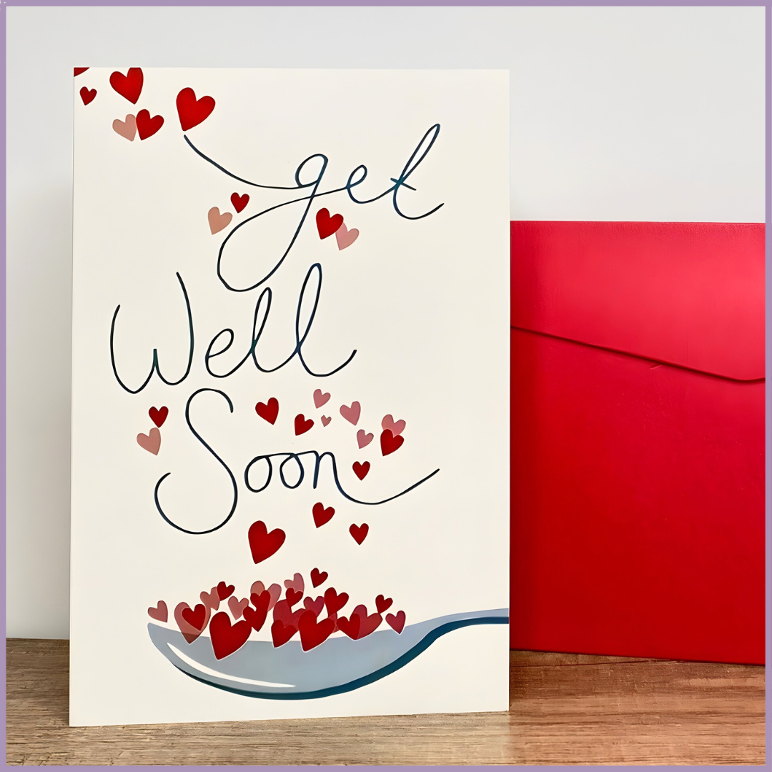 Spoon Full of Love Get Well Soon Greeting Card