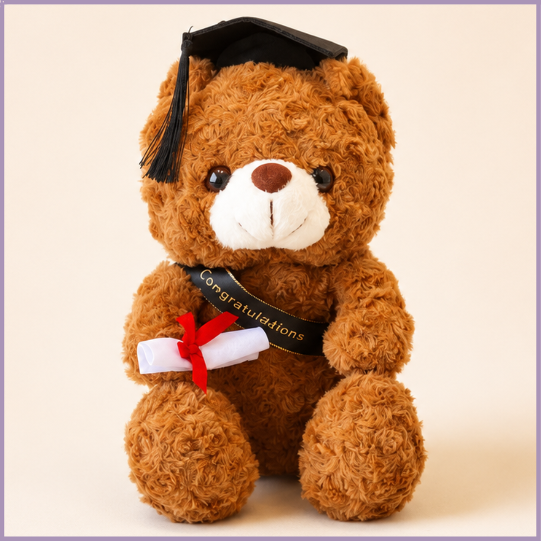 Graduation Teddy Bear with Diploma