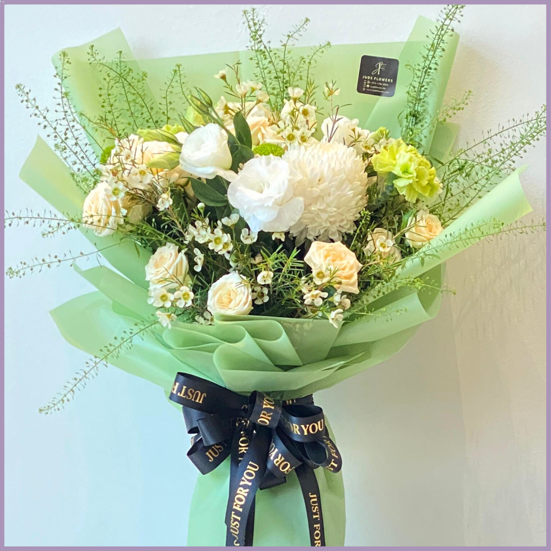 Green Breeze Bouquet I Get Well Soon I Congratulations