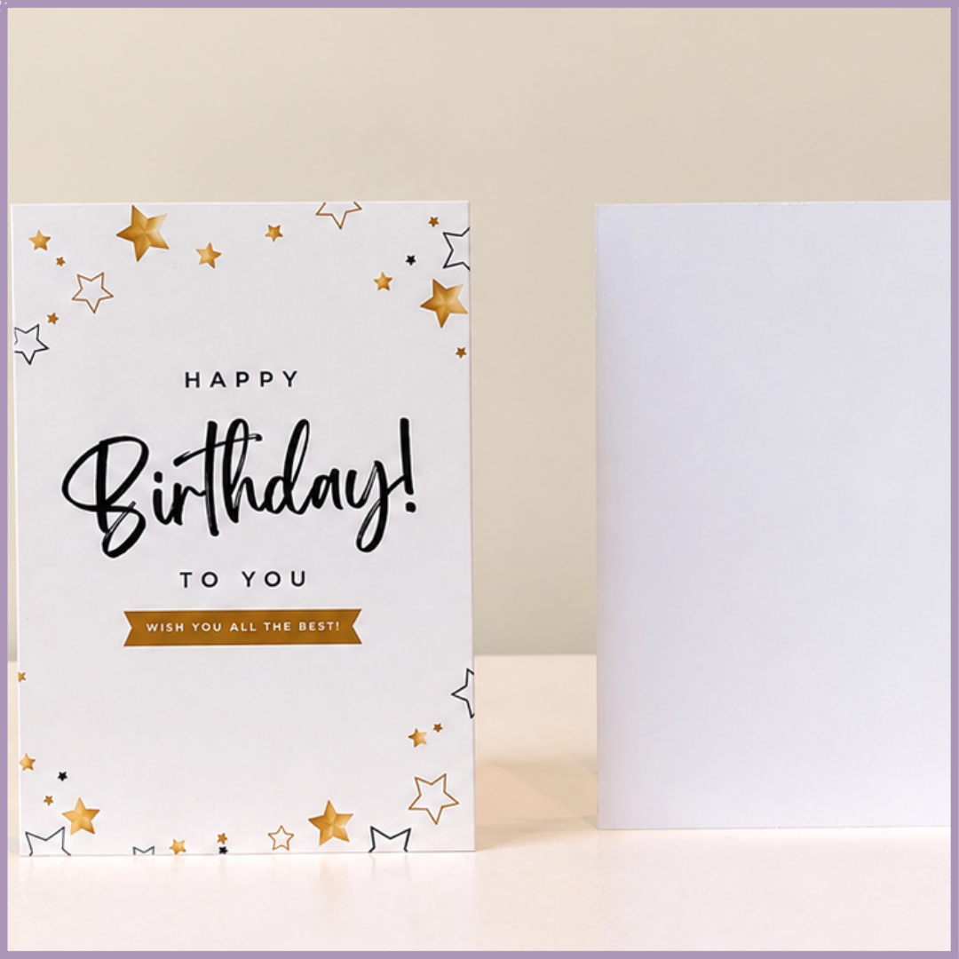 Happy Birthday Wishes Greeting Card
