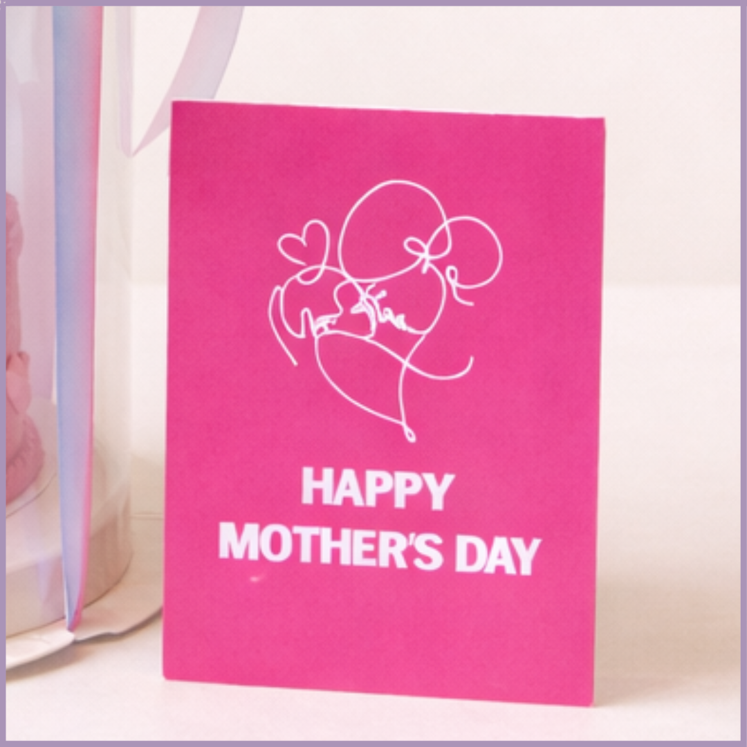 Mama Love Dream Bites Mug Rose Cake Gift Set