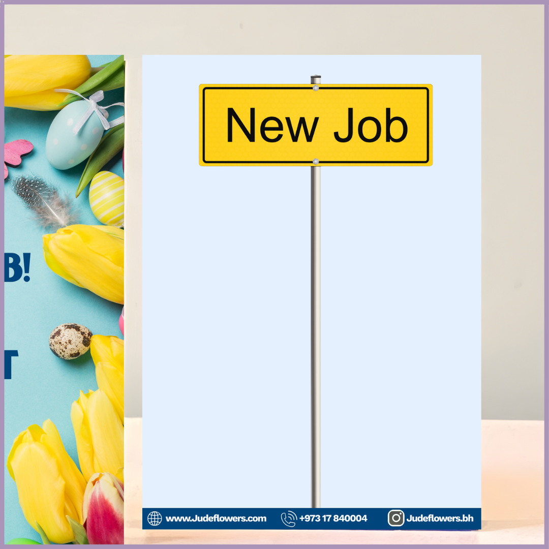 New Job Celebration Greeting Card by Jude Flowers