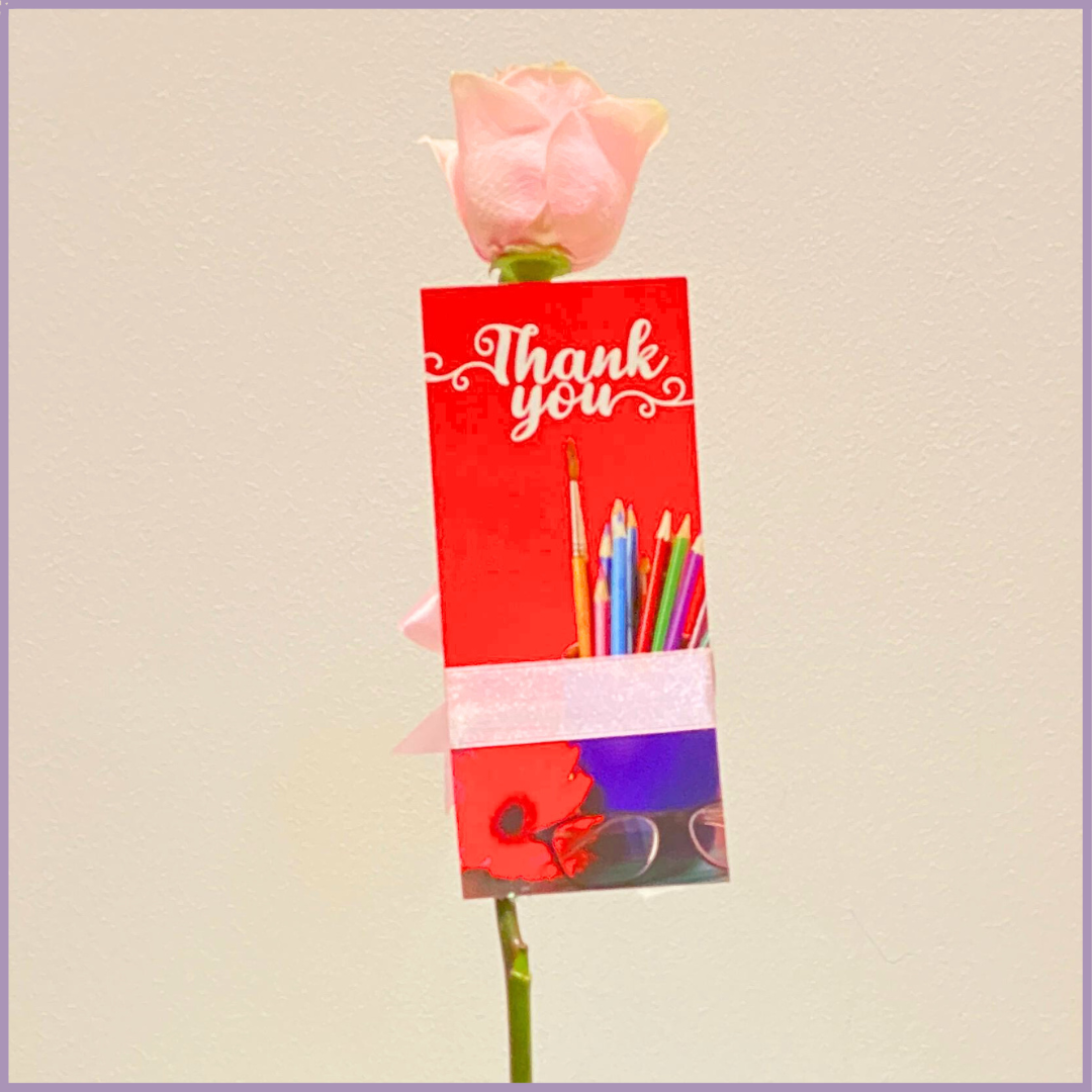 Pink Rose Teacher’s Day Appreciation Gift