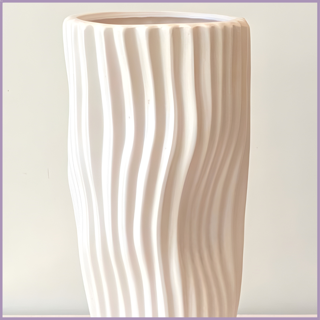 Pure Wave Ceramic Vase
