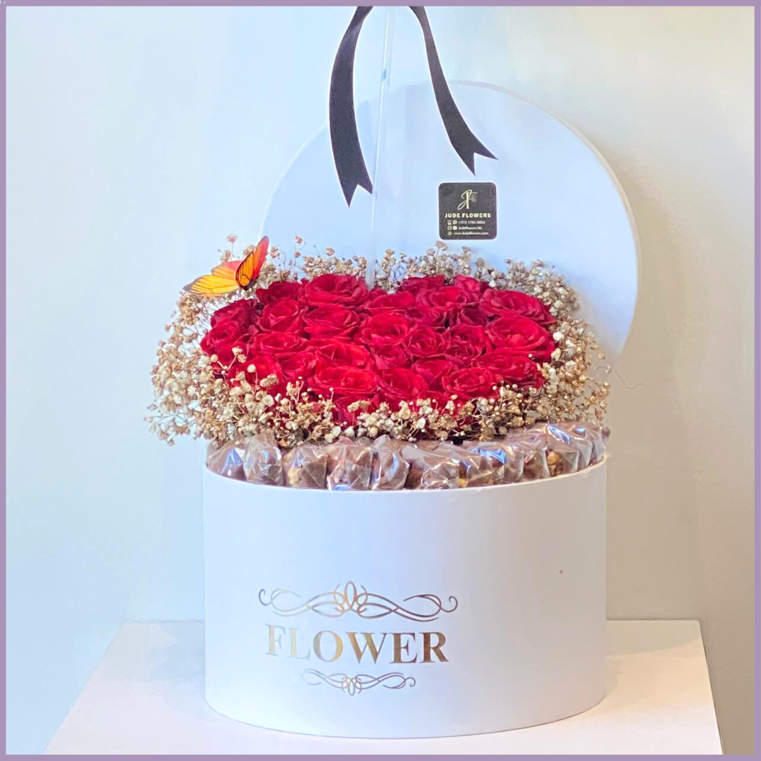 Red Bloom Birthday Box – Special Gift