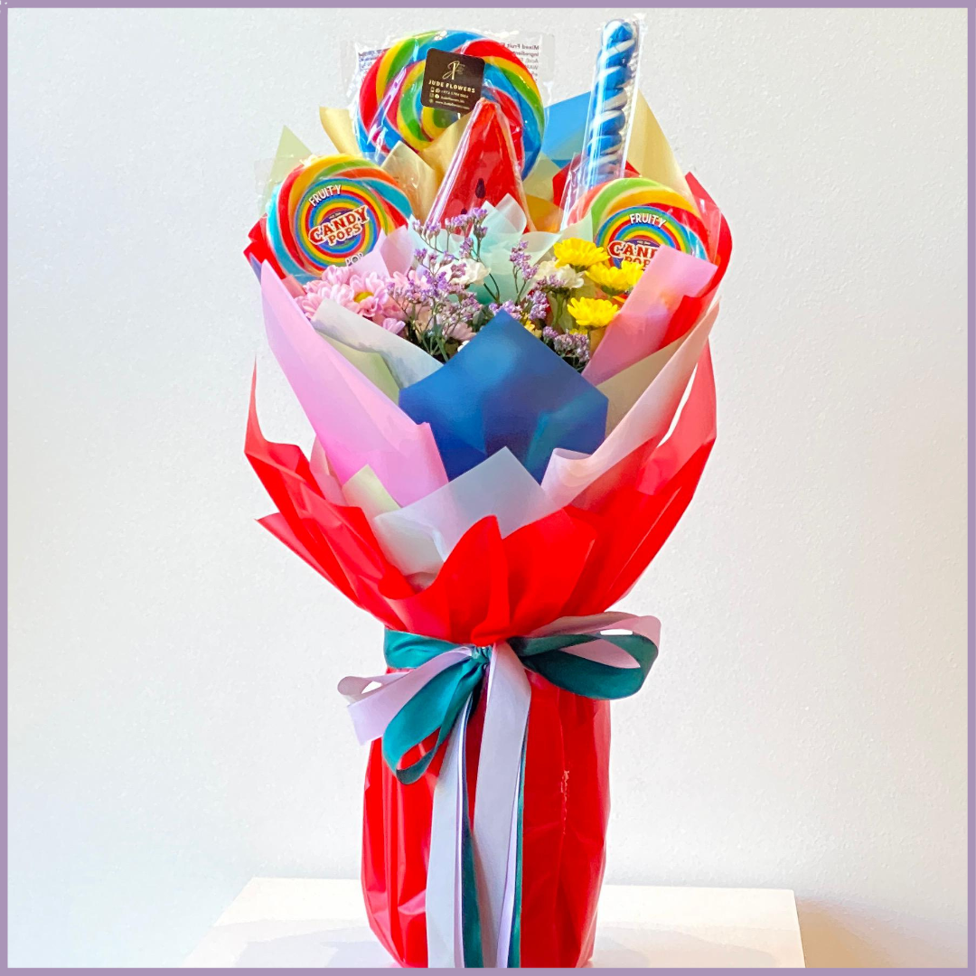 Sweet Rainbow Candy & Flowers – Rosehill Sweets & Colorful Blooms
