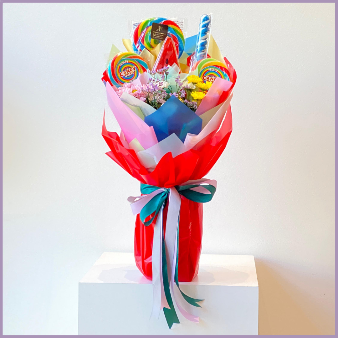 Sweet Rainbow Candy & Flowers – Rosehill Sweets & Colorful Blooms