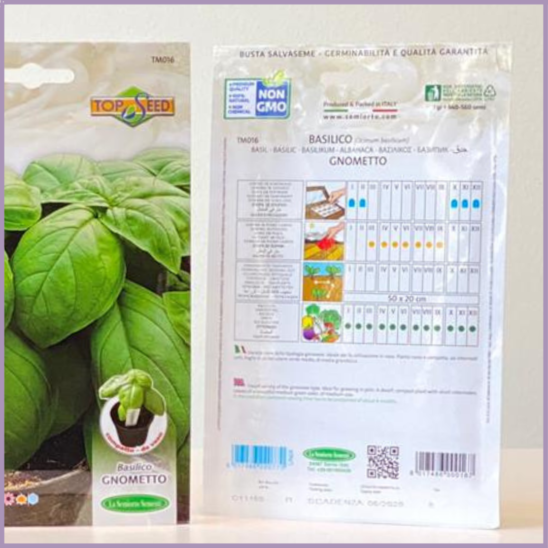 TOP SEED - Gnometto Basil Seeds (1 Pack)