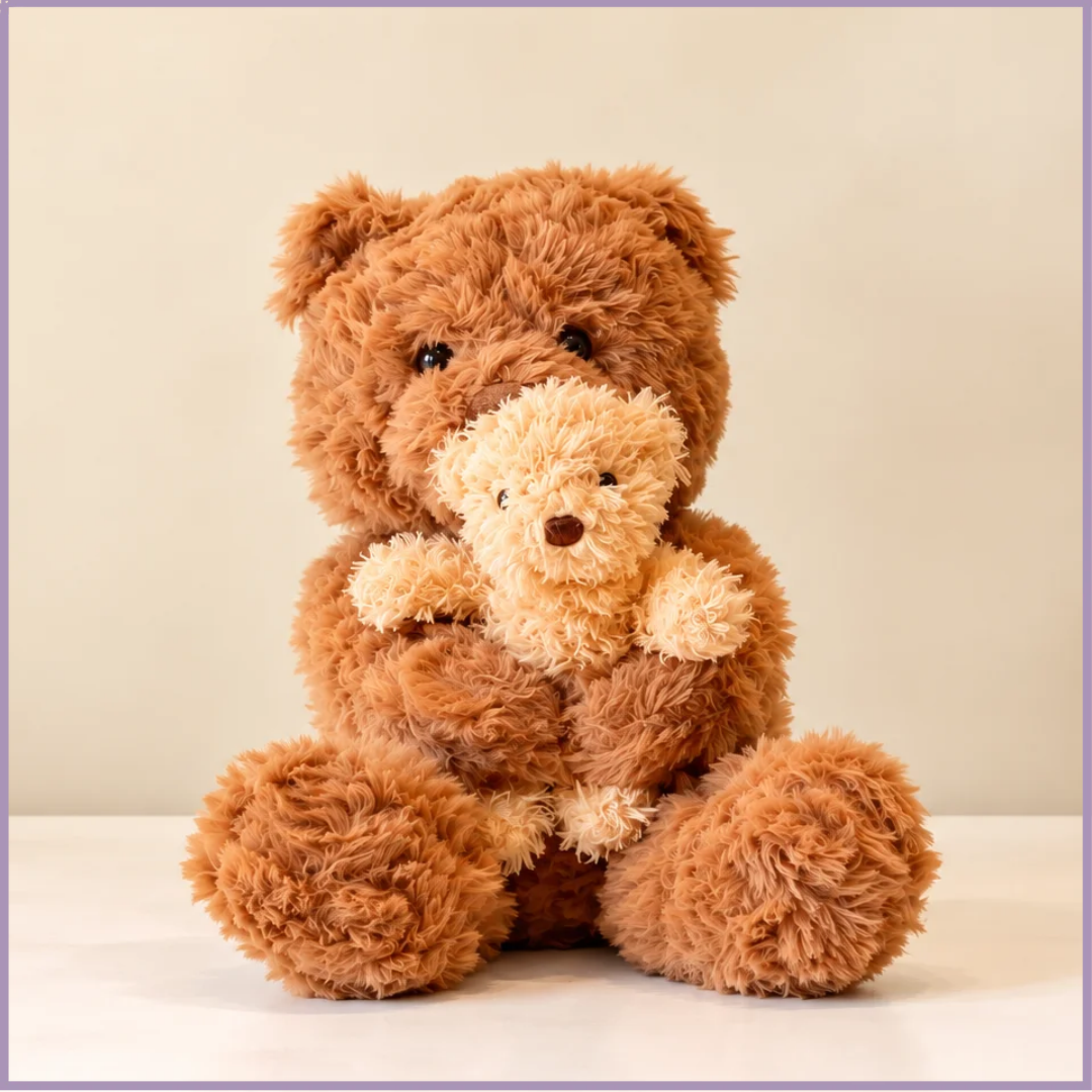 Teddy Bear Cuddle Duo – Plush Teddy Bear Gift