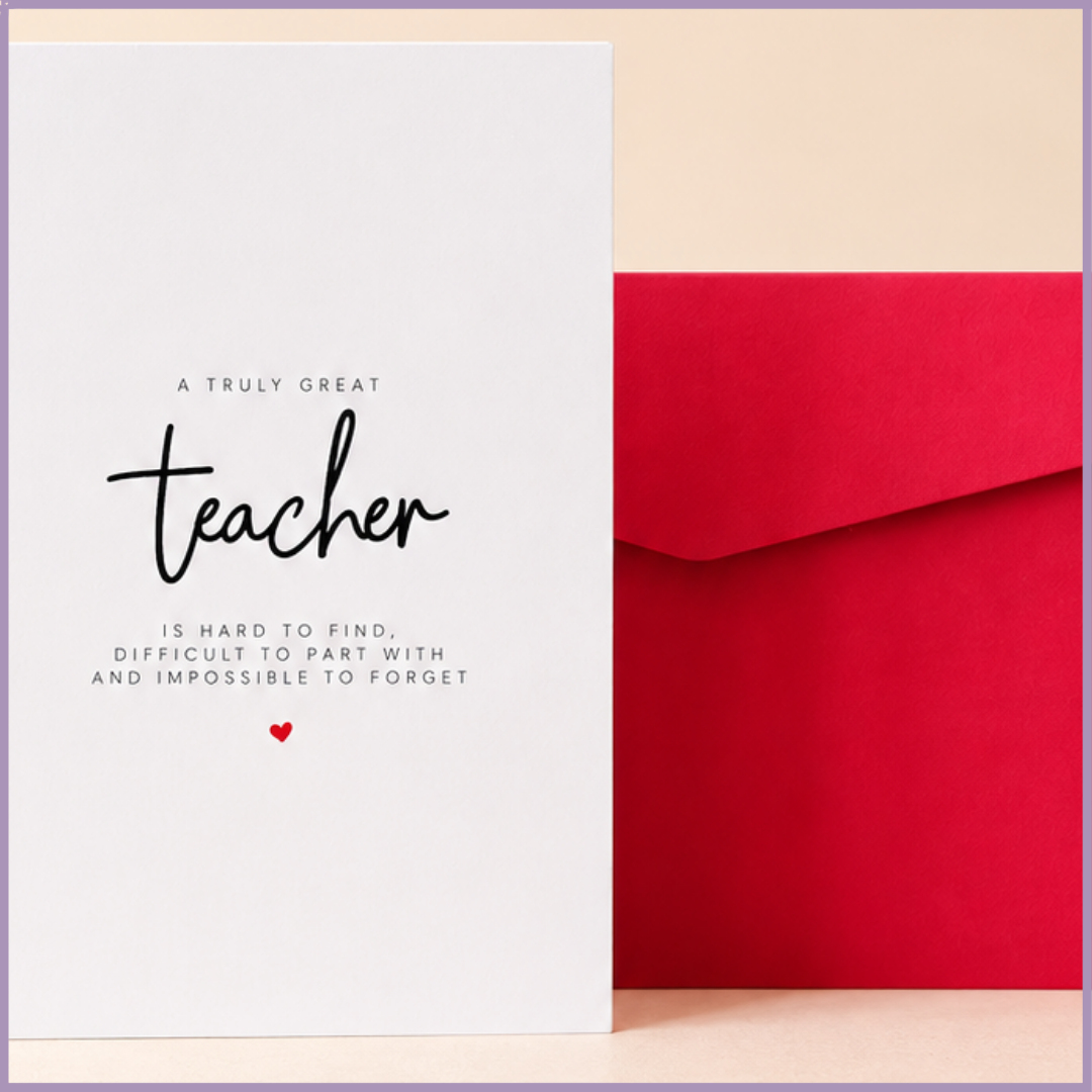 Truly Great Teacher Card