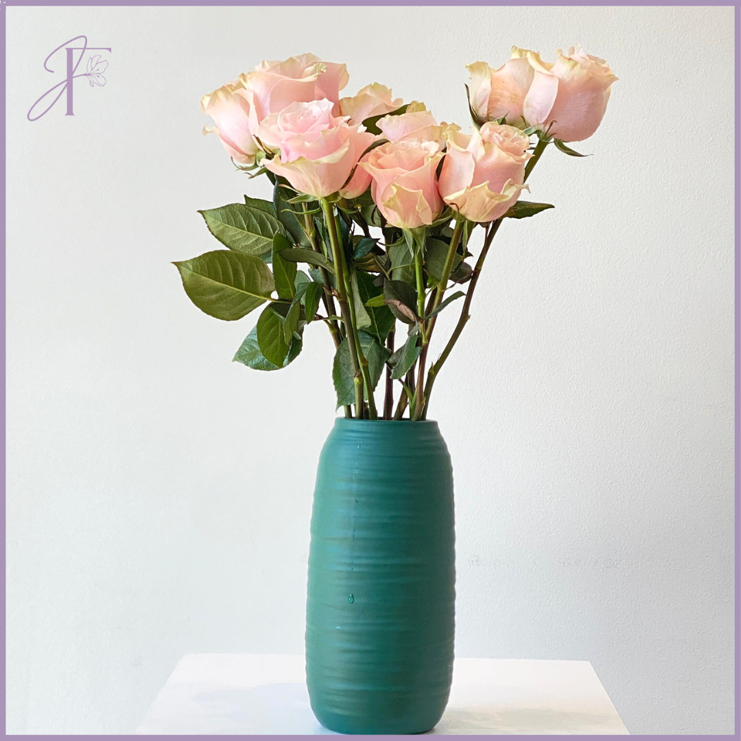 Blush Pink Rose Stem (Per 1 Stem, Create Your Own Arrangement, Vase not Included)