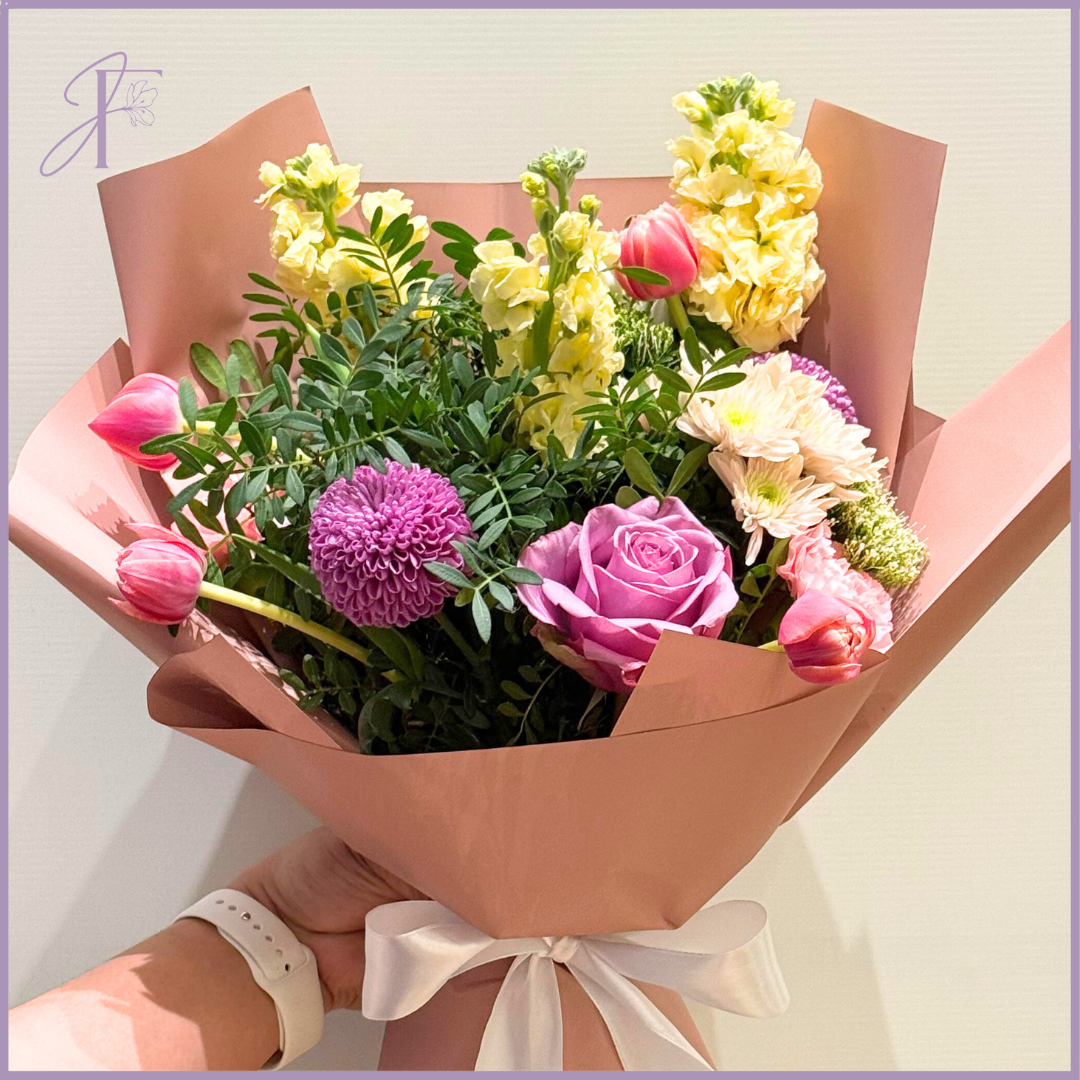 Carnival Colors Bouquet - A Festive Floral Display