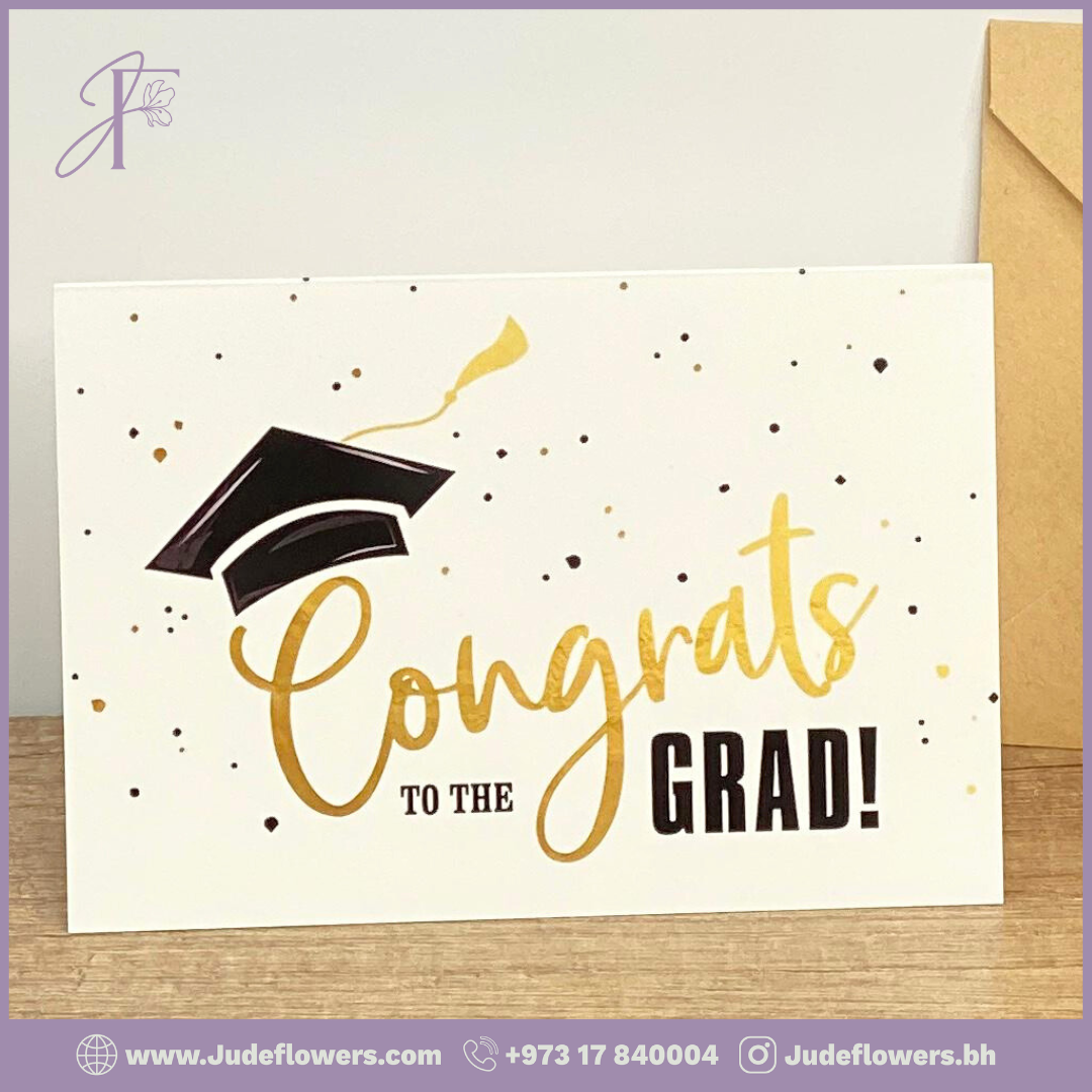 Congrats to the Grad – Graduation Card (8.5cm x 12.5cm)