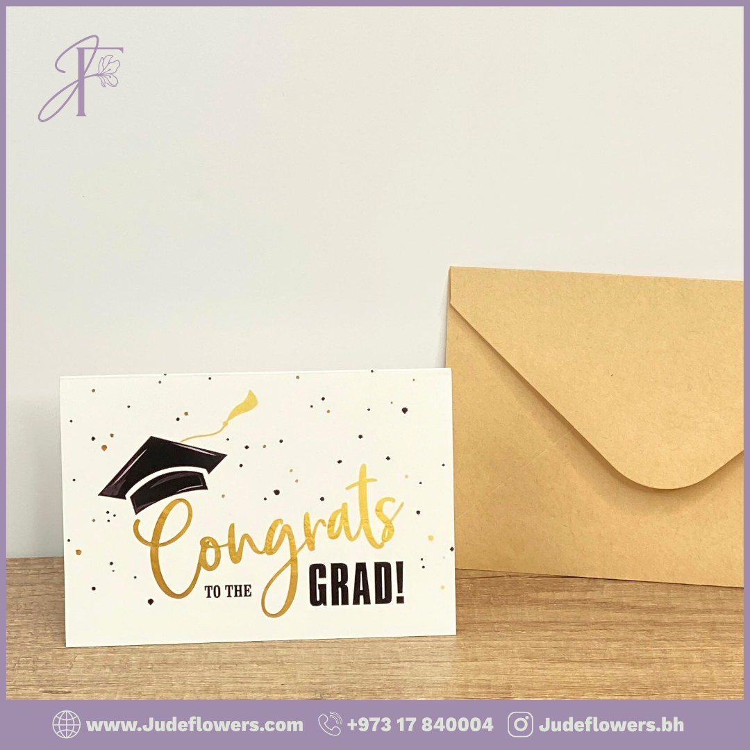 Congrats to the Grad – Graduation Card (8.5cm x 12.5cm)