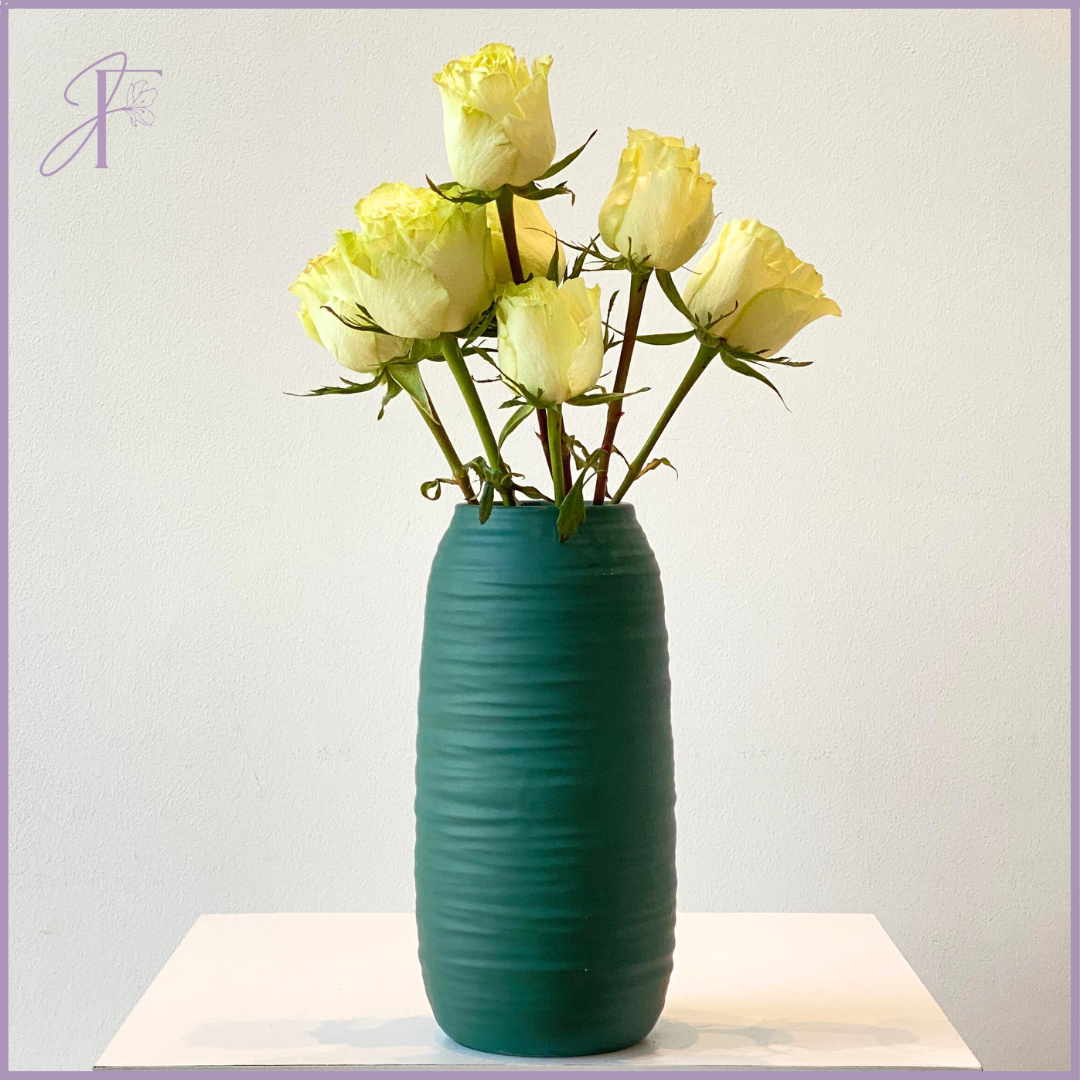 Fresh Greenish Rose Stems (Per Stem, Create Your Own Arrangement)