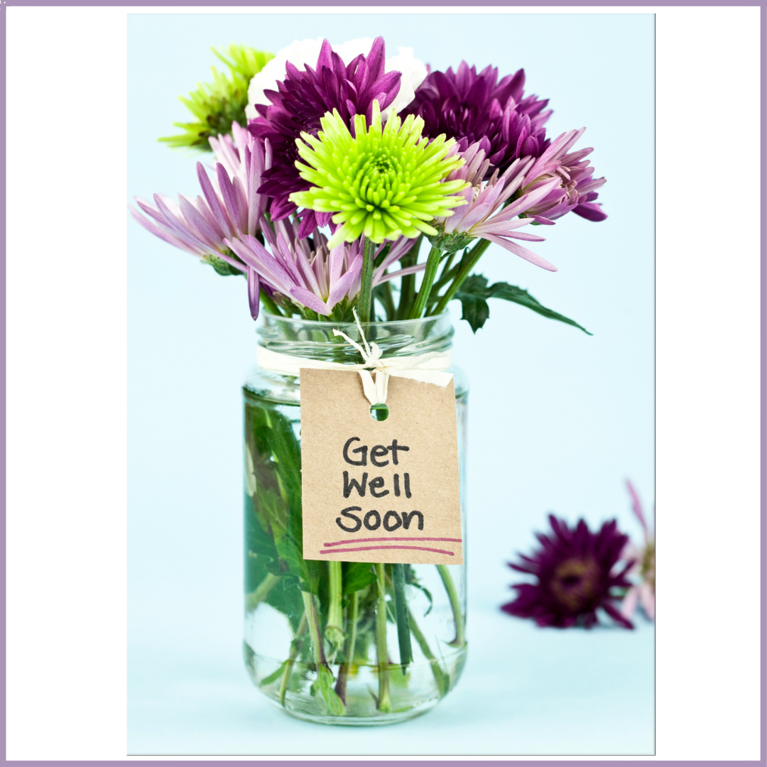 Greeting Card: Get Well Soon by Jude Flowers