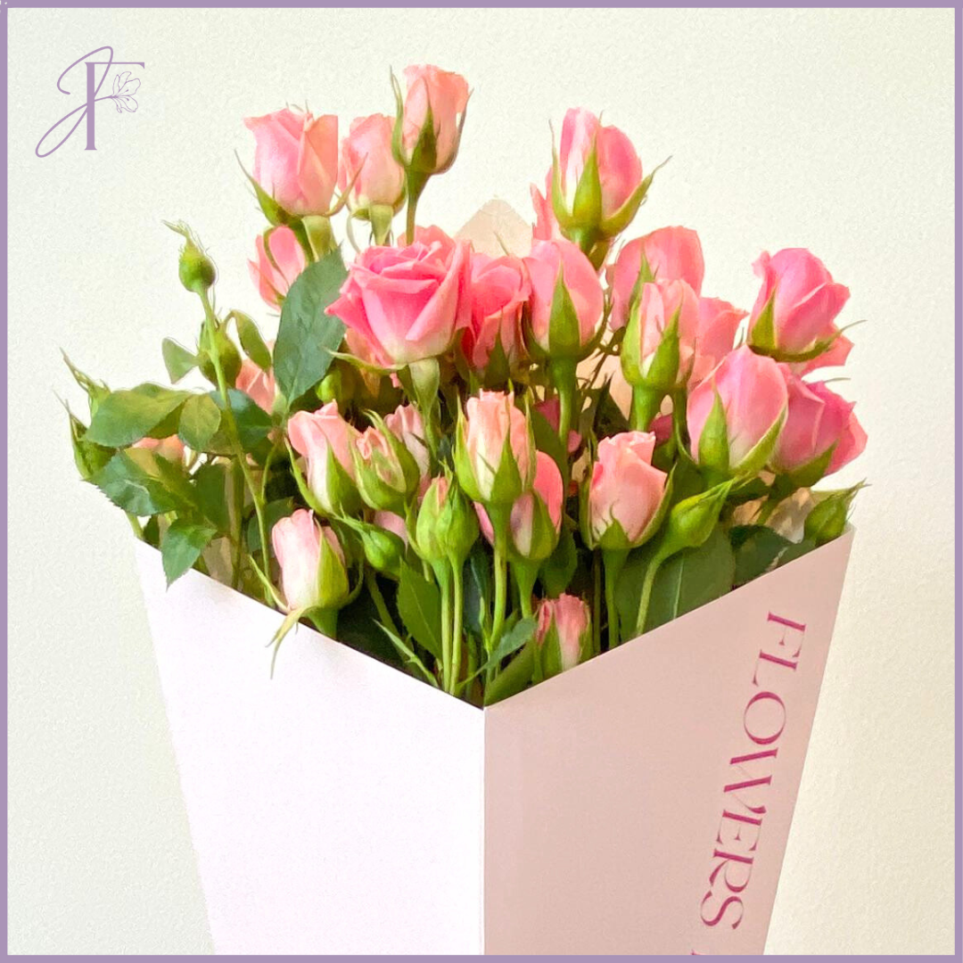 Jude's Pink Spray Rose Carrier