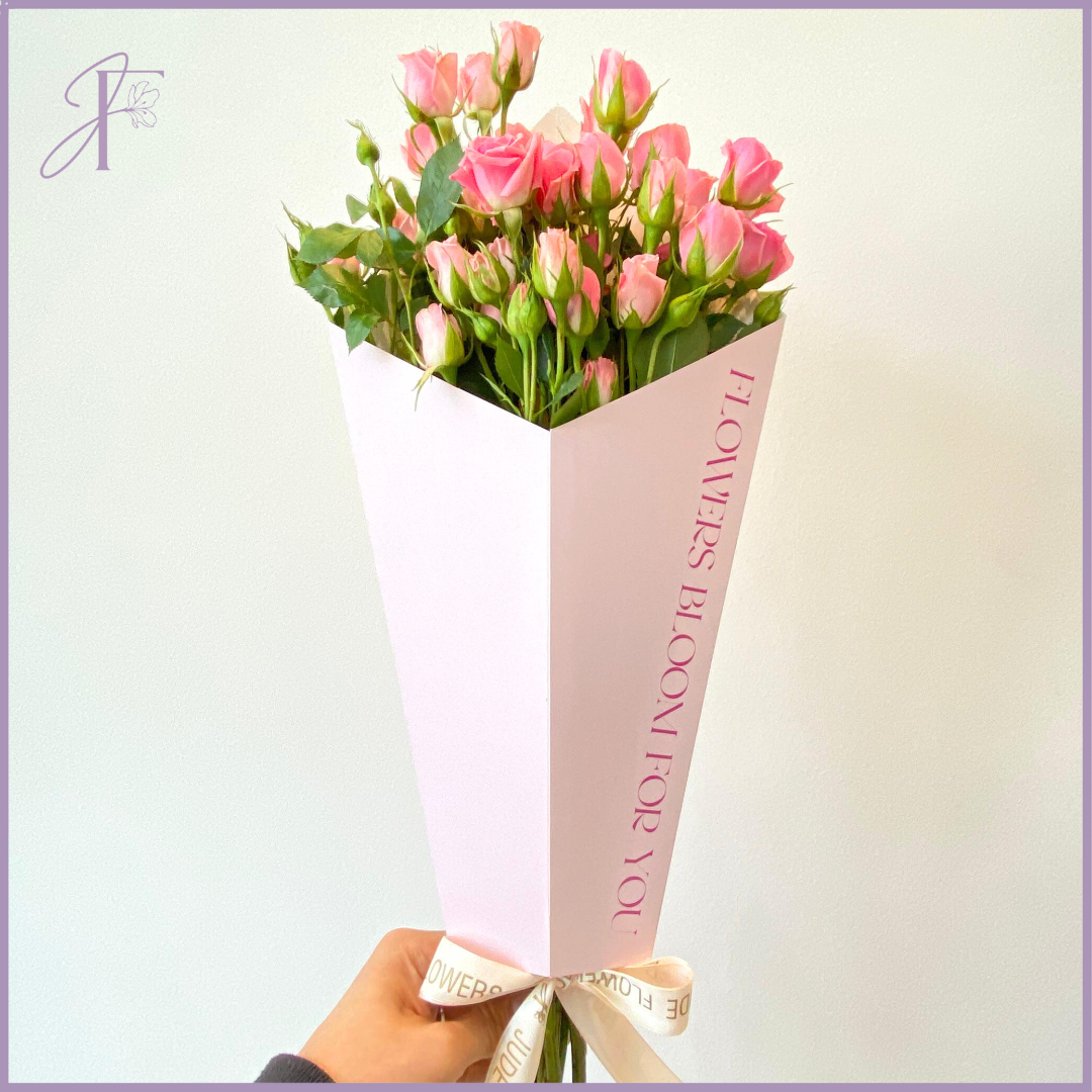 Jude's Pink Spray Rose Carrier