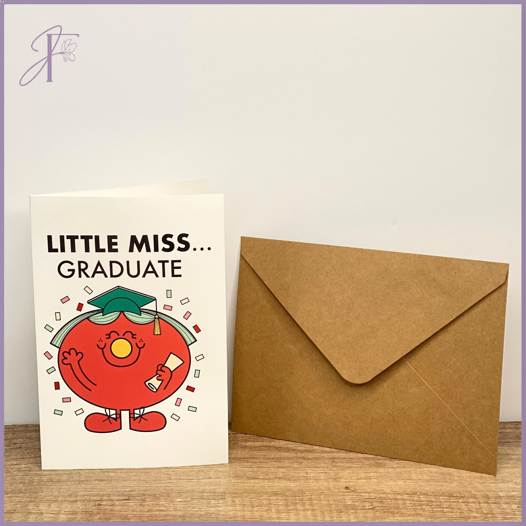 Little Miss Graduate – Graduation Card – gift accessories, delivered in Bahrain