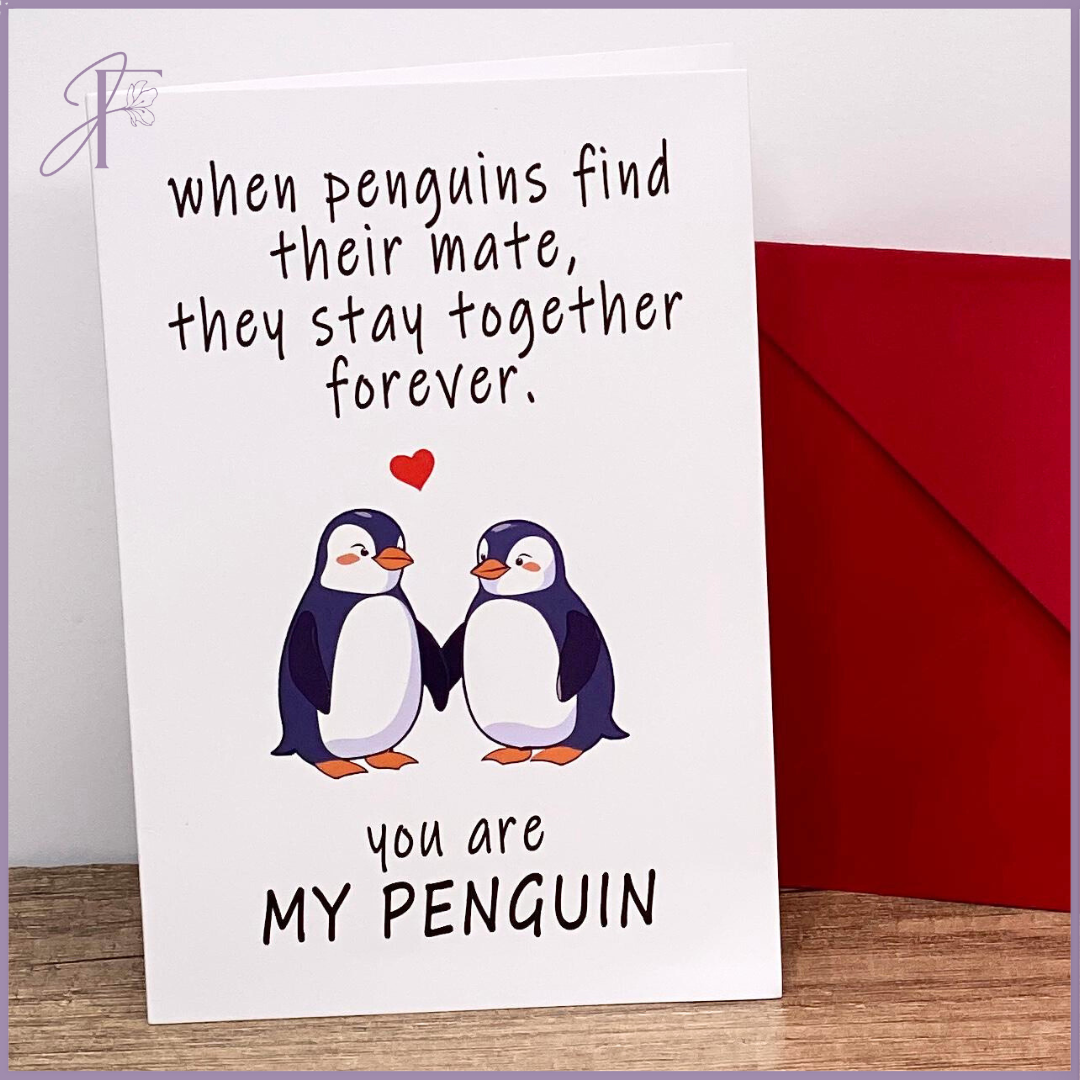 My Penguin Card – 15cm x 10cm
