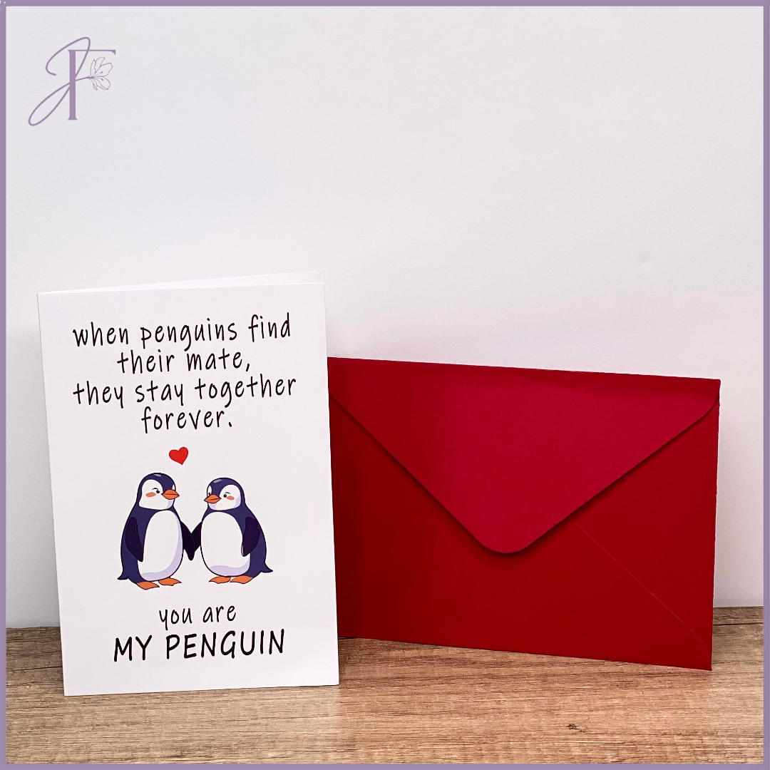 My Penguin Card – 15cm x 10cm