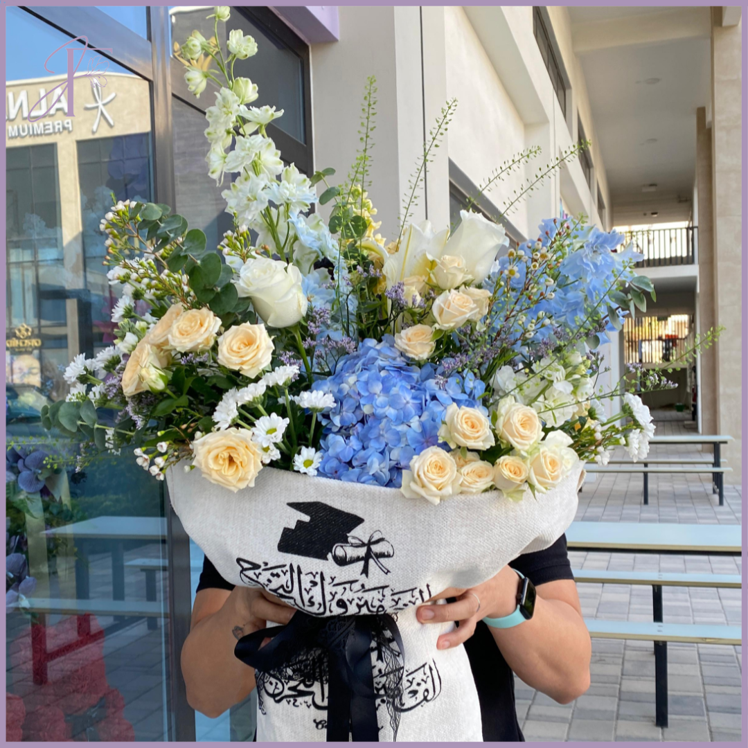 Sky Bloom Graduation Bouquet