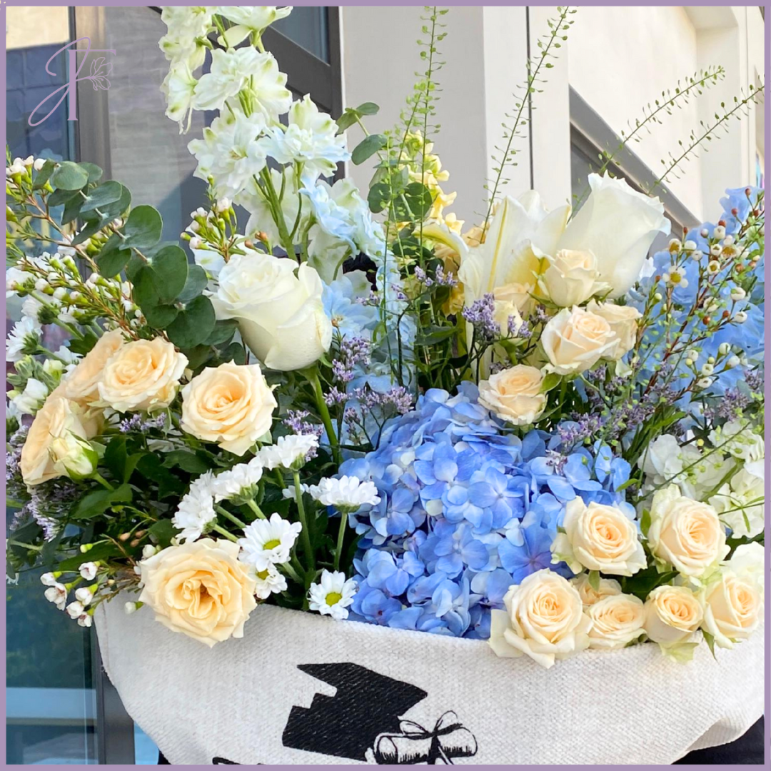 Sky Bloom Graduation Bouquet