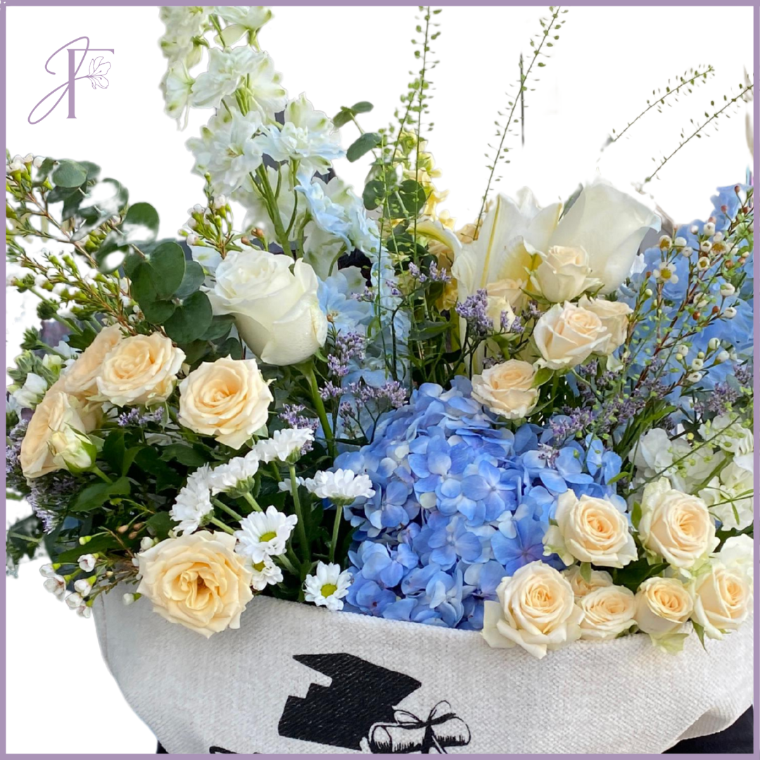 Sky Bloom Graduation Bouquet